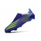 Crampons de Foot adidas X Ghosted + FG Violet Vert