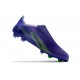 Crampons de Foot adidas X Ghosted + FG Violet Vert