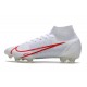 Nike Mercurial Superfly 8 Elite FG Blanc Rouge