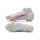 Nike Mercurial Superfly 8 Elite FG Blanc Rouge