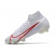 Nike Mercurial Superfly 8 Elite FG Blanc Rouge