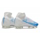 Nike Mercurial Superfly 8 Elite FG Blanc Bleu