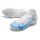 Nike Mercurial Superfly 8 Elite FG Blanc Bleu