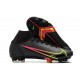 Nike Mercurial Superfly 8 Elite FG Black x Prism - Noir Jaune Rouge