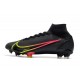 Nike Mercurial Superfly 8 Elite FG Black x Prism - Noir Jaune Rouge