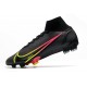 Nike Mercurial Superfly 8 Elite FG Black x Prism - Noir Jaune Rouge