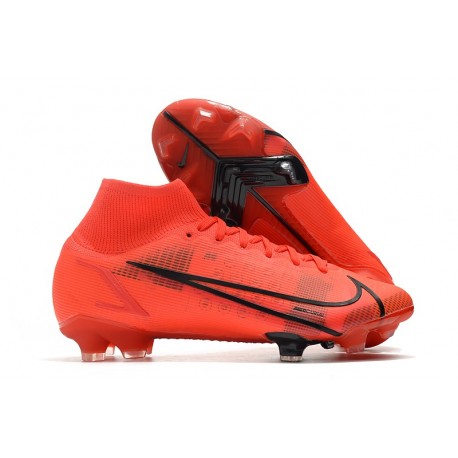 Nike Mercurial Superfly 8 Elite FG Rouge Noir