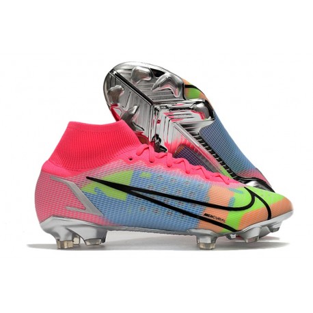 Nike Mercurial Superfly 8 Elite FG Rose Bleu Fluo