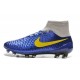 Chaussures Football Magista Obra FG - Terrain Sec - Jaune Marine Bleu Gris