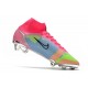 Nike Mercurial Superfly 8 Elite FG Rose Bleu Fluo