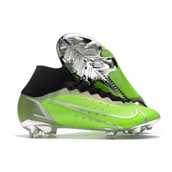 Nike Mercurial Superfly VIII Elite FG Vert Noir Argent