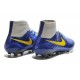 Chaussures Football Magista Obra FG - Terrain Sec - Jaune Marine Bleu Gris