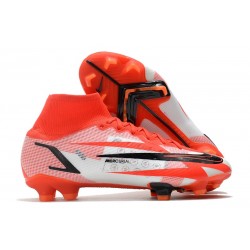 Nike Superfly 8 Spark Positivity CR7 Elite FG Blanc Rouge Noir