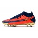 Nike Phantom GT Elite DF FG Orange Bleu Or