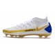 Nike Phantom GT Elite DF FG Blanc Or Bleu