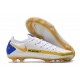 Nike Phantom GT Elite FG Blanc Or Bleu