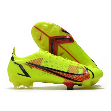 Nike Mercurial Vapor 14 Elite FG Volt Carmin Noir