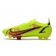 Nike Mercurial Vapor 14 Elite FG Volt Carmin Noir