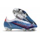 Nike Mercurial Vapor 14 Elite FG Bleu Argent Rouge