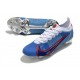 Nike Mercurial Vapor 14 Elite FG Bleu Argent Rouge