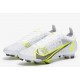 Nike Mercurial Vapor 14 Elite FG Blanc Noir Métallique Argent Volt