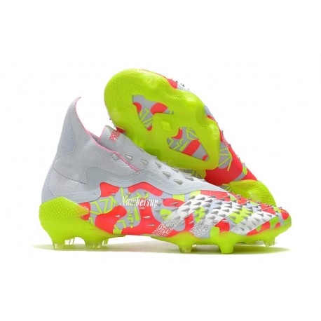 adidas Predator Freak + FG/AG Blanc Orange Volt