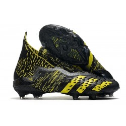 adidas Predator Freak + FG/AG Noir Jaune