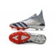 adidas Predator Freak + FG/AG Argent Métallique Noir Foncé Equipe Bleu