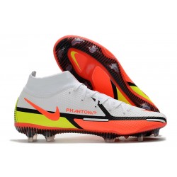 Nike Phantom GT2 Elite DF FG Blanc Carmin Volt