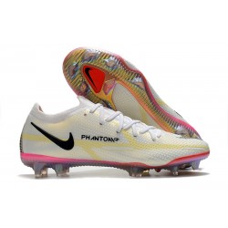 Nike Phantom GT2 Elite FG Blanc Noir Carmin Rose