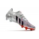 adidas Predator Freak.1 Low FG/AG Argent Métallique Noir Foncé Equipe Bleu