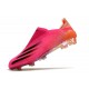 Crampons de Foot adidas X Ghosted + FG Rose Choc Noir Orange