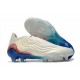 Crampons adidas Copa Sense+ FG Blanc Bleu