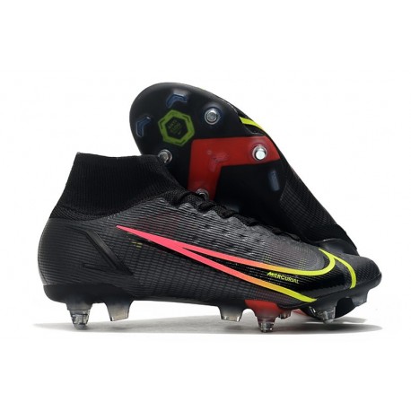 Nike Mercurial Superfly 8 Elite SG-Pro AC Black x Prism - Noir Cyber