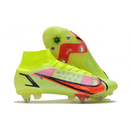 Nike Mercurial Superfly 8 Elite SG-Pro AC Volt Carmin Noir