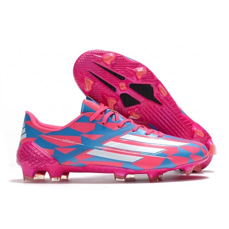 Adidas F50 Ghosted Adizero HT FG Rose Bleu Blanc