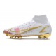 Nike Mercurial Superfly VIII Elite FG Blanc Rose Or