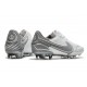 Crampons Nike Tiempo Legend 9 Elite FG Blanc Gris