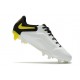 Crampons Nike Tiempo Legend 9 Elite FG Blanc Gris Foncé Noir Jaune Strike