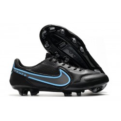 Crampons Nike Tiempo Legend 9 Elite FG Noir Gris Acier