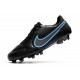 Crampons Nike Tiempo Legend 9 Elite FG Noir Gris Acier