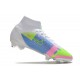 Nike Mercurial Superfly VIII Elite FG Blanc Bleu