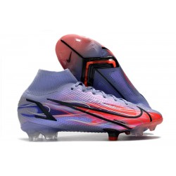 Nike Mercurial Superfly VIII Elite FG Mbappé Chardon Clair Argent Métallique