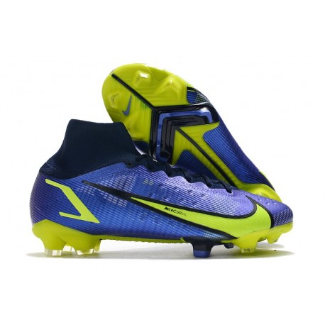 Nike Mercurial Superfly VIII Elite FG Sapphire Volt Bleu