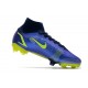 Nike Mercurial Superfly VIII Elite FG Sapphire Volt Bleu