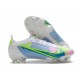 Nike Mercurial Vapor 14 Elite FG Blanc Bleu