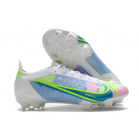 Nike Mercurial Vapor 14 Elite FG Blanc Bleu