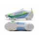 Nike Mercurial Vapor 14 Elite FG Blanc Bleu