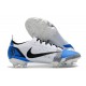 Nike Mercurial Vapor 14 Elite FG Blanc Bleu Noir