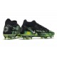 Nike Phantom GT2 Elite DF FG Noir Platine Métallique Vert Strike